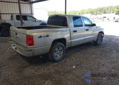 2006 Dodge Dakota Slt из США, поврежденный, VIN 1D7HW48K86S666850